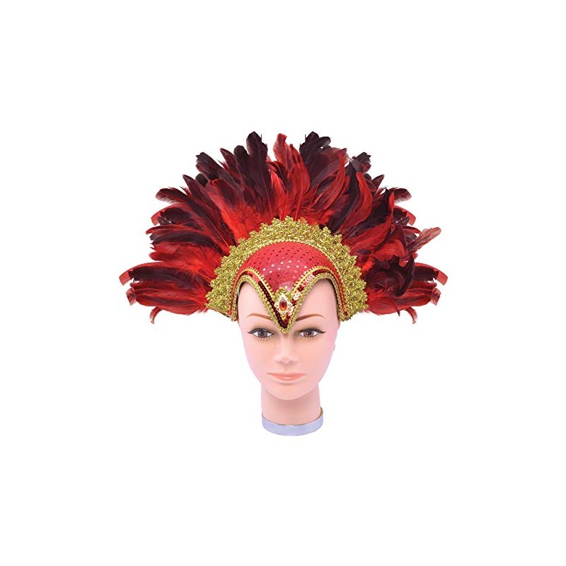 Bristol Novelty BA071 Feather Helmet Jewel Plume, One Size