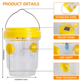 3 Pack Wasp Traps Outdoor Hanging