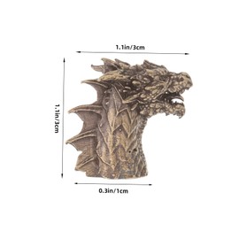 jojofuny Dragon Charm Pendant Necklace Vintage Dragon Jewelry for DIY Projects Unique Hanging Pendant for Women for Everyday Wear