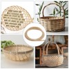 FREEBLOSS 10 Rolls Bamboo Strips for Weaving 0.12inch x 9.8ft
