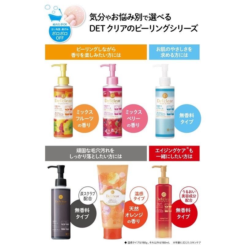 det clear bright & peeling jelly charcoal