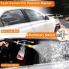 Foam Cannon for Pressure Washer Gun with Dual Connector Accessory
