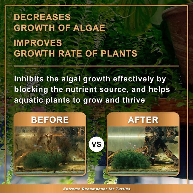 AZOOPLUS BIO XD Extreme Decomposer Nitrifying Bacteria for Turtle Tank