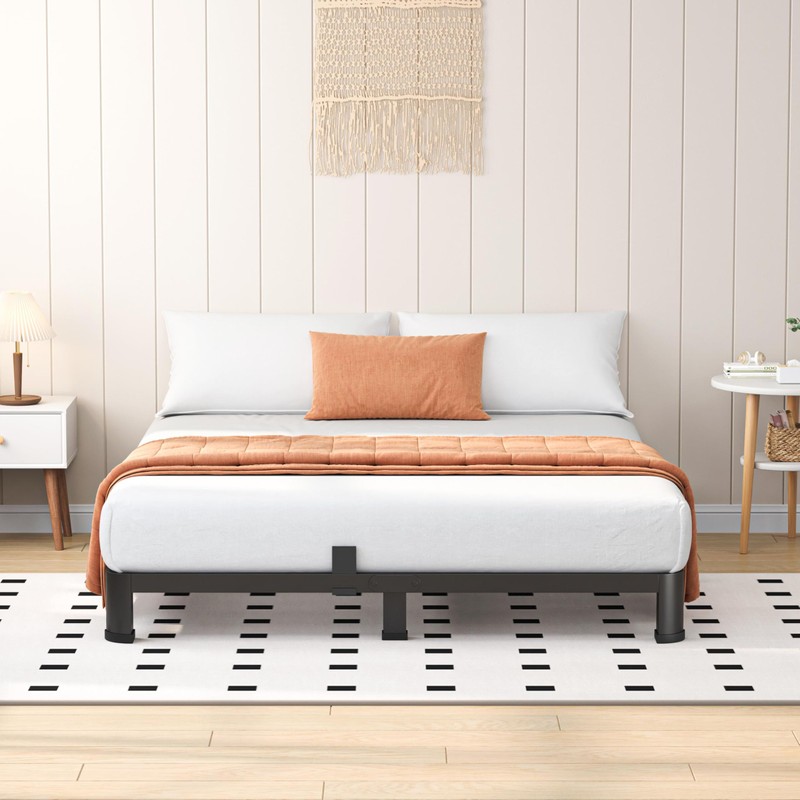 VIPSHOW 4 Inch Queen Heavy Duty 3500 lbs Bed Frame