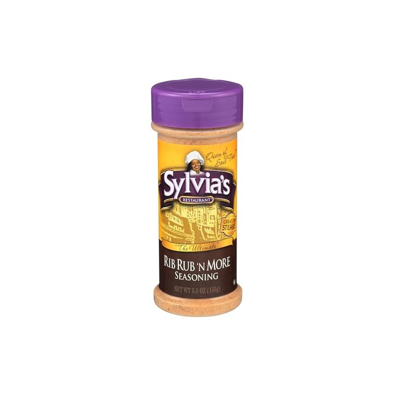 Sylvia’s Rib Rub ‘n More Seasoning, Best BBQ Rub for