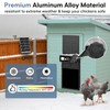 Large Automatic Chicken Coop Door, Aluminum Automatic Chicken Door with
