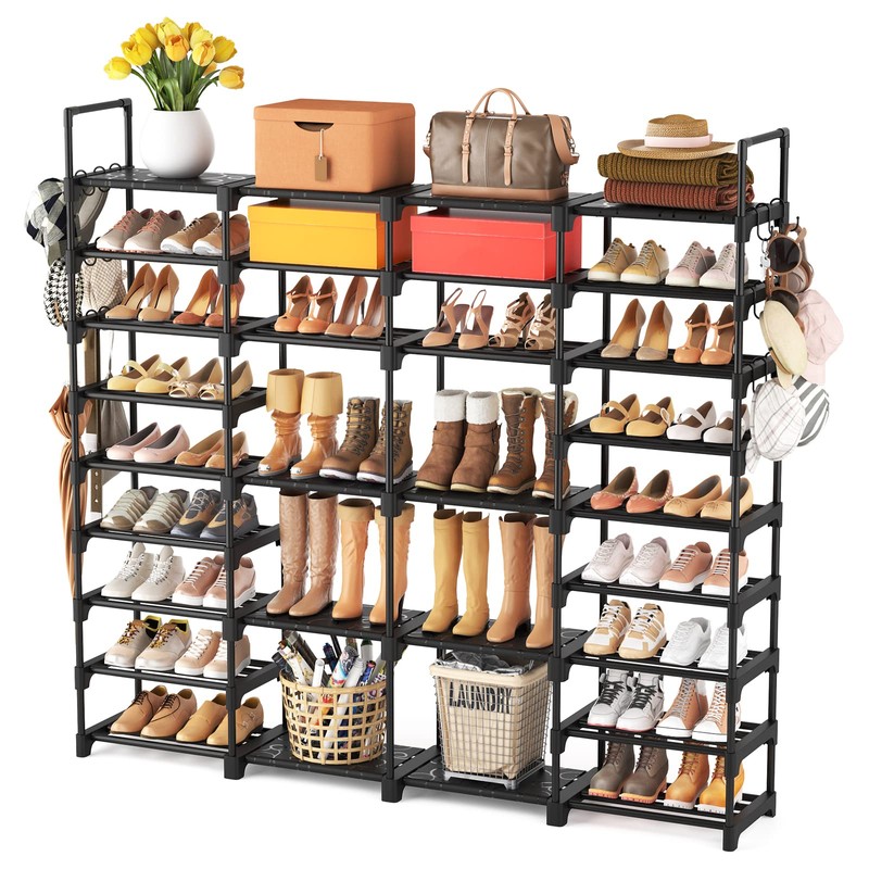 ROJASOP Large Shoe Rack Organizer for Entryway Closet 64-68 Pairs