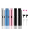 KOIBITO 8ml/5PCS Portable Mini Perfume Atomizer Bottles, Empty Refillable Mini