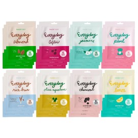 FACETORY K Beauty Mascarilla Facial Cuidado De La Piel - Colección Todos Los Diarios Juego De Mascarillas De Hoja (24 Piezas)  Mascarilla Facial...   