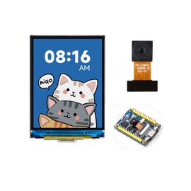 UeeKKoo ESP32-S3 2inch Display Development Board, 240×320 Pixels IPS Screen, 32-bit LX7 Dual-Core Processor, Supports W-i-F-i & Blue-Too-th, ESP32 with Display, Comes with OV5640 5MP Camera Module