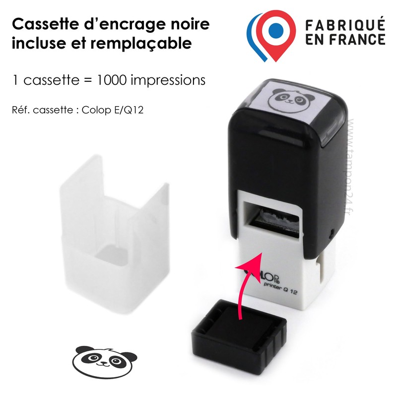 Panda Stamp Too Cute | 11 mm | Ink Pad