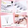 EMEDA Prefabricated Volume Fan 6D Eyelash Extension 9 Lines D