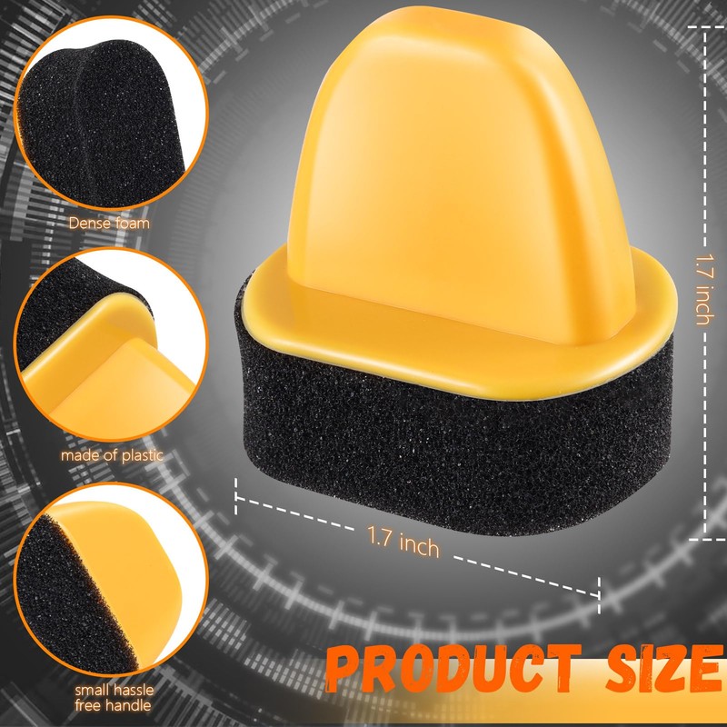 10 Pcs Shine Shoes Sponge Applicators Foam Dauber Shoe Polish
