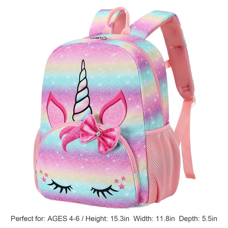 Octsky Medium Toddler Backpack for School Girls Kindergarten Elementary Kids