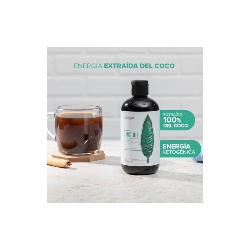 Birdman MCT Oil Ácido Caprílico C8 | 100% Puro de