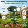 2026 Sonic Fortress Pro Deer Repellent,Cat Deterrent Squirrel Rabbit Racoon
