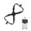 LUYING Suitcase Belt, High Elasticity, Black, 1 Piece, One-Touch Type,