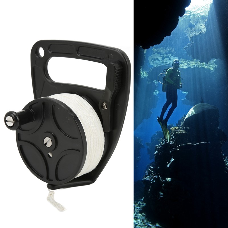 272ft Scuba Diving Reel Spool Dive Anchor Reel with Thumb