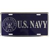 Navy (Blue) 6 inch x 12 inch Novelty Metal License