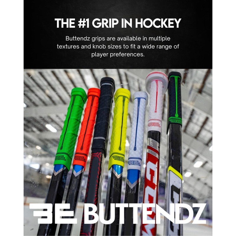 Buttendz Future Rubber Replacement Hockey Grip - Step Down Knob,