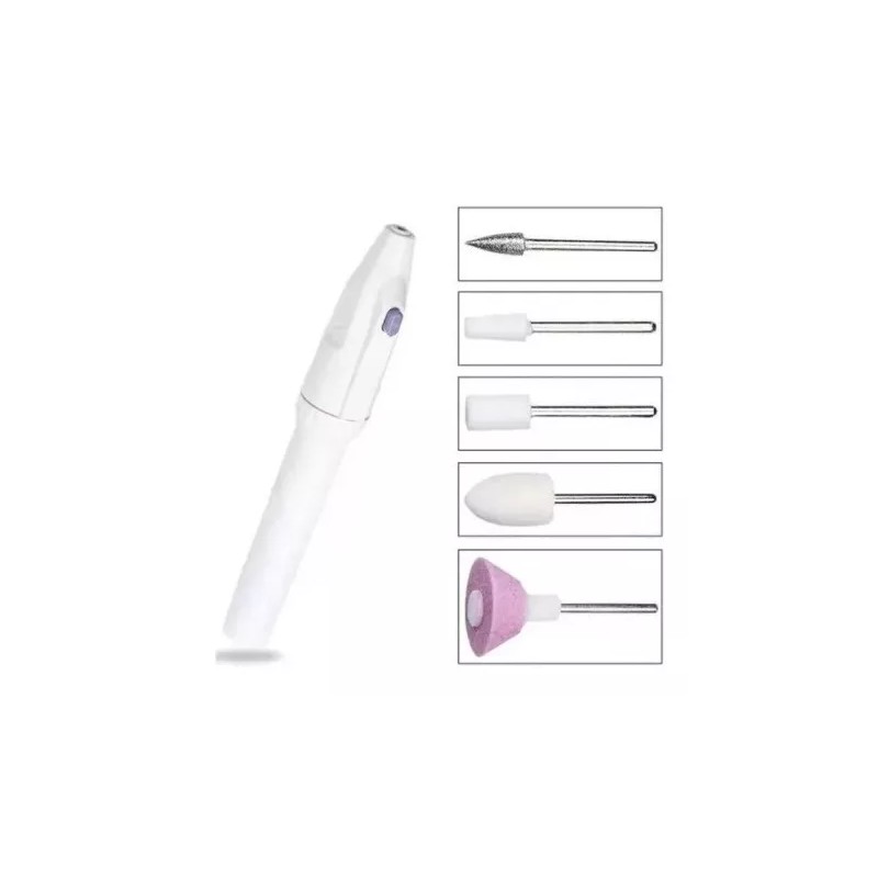 Molin Dollins Kit Esmeril Pulidor De Uñas Eléctrico