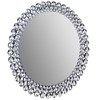 Everly Hart Collection Round Jeweled Mirror, 24"
