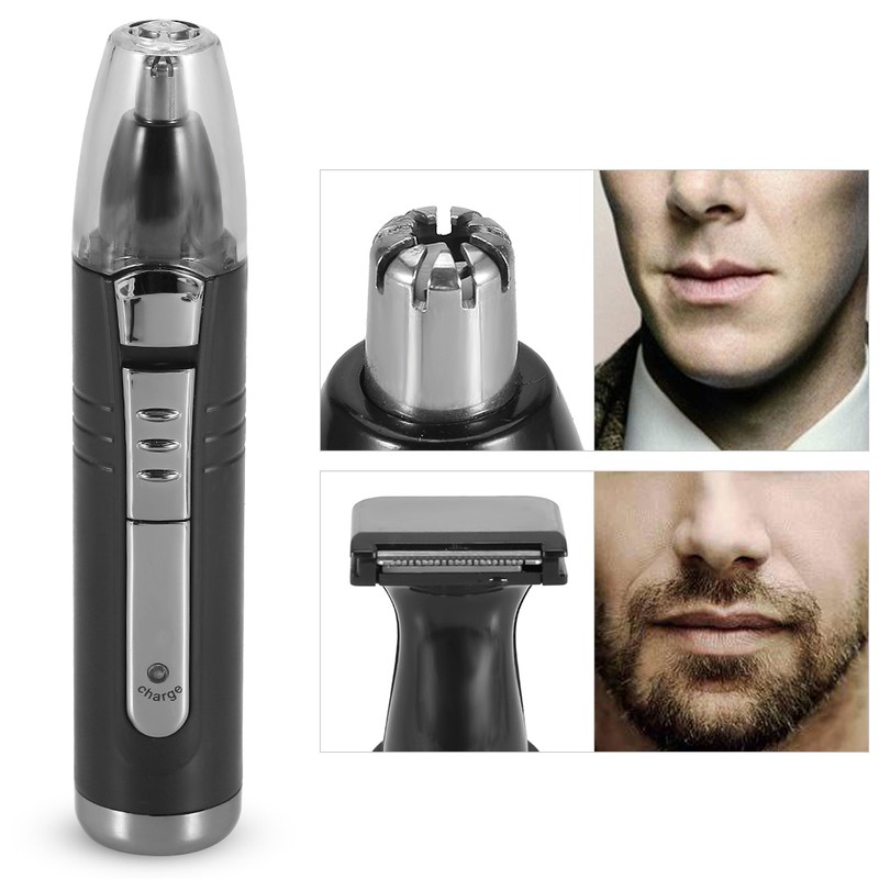 Rechargeable Electric Nose Ear Hair Trimmer Eyebrow Beard Shaving Cutter