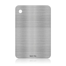 Piuluvor® Titan Schneidebrett, S316 Schneidebrett Edelstahl Cutting Board Doppelseitiges Lebensmittel Grade Küchenbrett für Fleisch Gemüse Obst