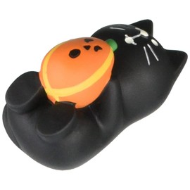 Deco Corporation ZHW-28873 Concombre Pumpkin Kick Cat 1.7 x 0.9 x 1.1 inches (44 x 24 x 28 mm)