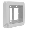 Intermatic WP7200W Low-Profile Extra-Duty Weatherproof 2-Gang Cover, White - Expandable