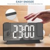 Ankilo Projection Alarm Clock, Alarm Clock Bedside with Time &