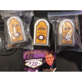 Vintage Los Angeles Lakers Chick Hearn Talking Key Chain Legendary Man