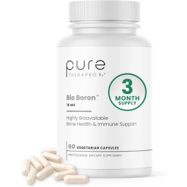 Pure TheraPro Rx Bio Boron 10mg, 3 Months Supply - Bororganic Glycine Boron