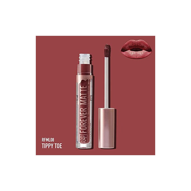 Rubí Besos Forever Matte Lipstick Crema labial #RFML, RFML08 Tippy