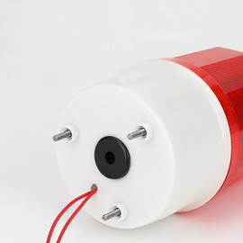 Boxonly Warning Light Red LED Rotating Emergency Safety Flashing Warning Lamp Factories Transportation Machinery Industry Sound Light Alarm Lamp 10cm 24V