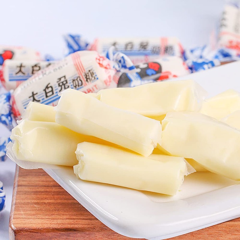 White Rabbit Toffee 227g/bag (about 40pcs/bag) 8oz/bag Festive Candy 大白兔奶糖