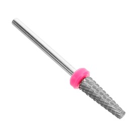 BIUDECO Half-cover Nail Tip Step Grinding Tungsten Carbide Nail Drill Bit for Acrylic Nails Nail Art Tool Kit for Home Salon Use