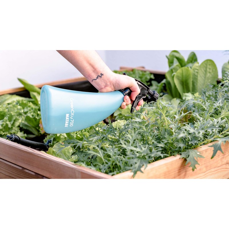 GreenCity 700 Trigger Sprayer, Usable Capacity, 0.7L, Removable Lance 13cm,