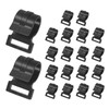 TIXIPEM 0.75IN Tent Pole Clips [20PCS] - C-Shaped Clamp Use