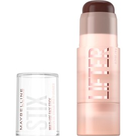 Lifter Stix Multi-Use Face Stick - Contour, Highlight, Concealer Foundation Stick, All-In-One Creamy Face Makeup Stick with Cranberry Seed Oil, Maybelline:_90C Cool Very Deep