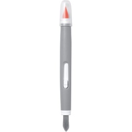 Cepillo de limpieza OXO Good Grips Electronics – Cerdas suaves y squeegee de silicona, naranja
