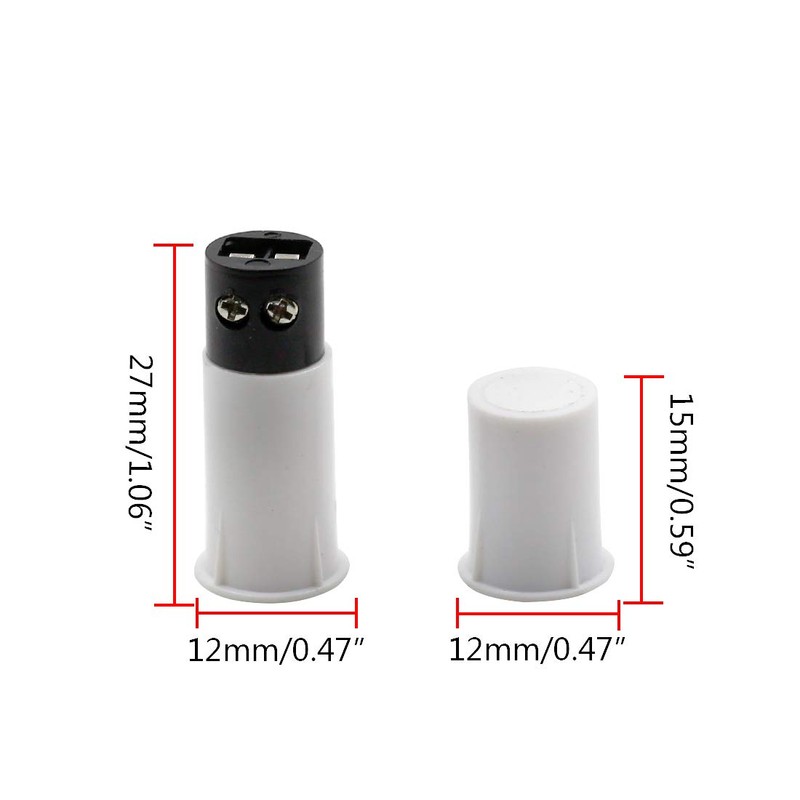 Hxchen MC-33C Normally Closed Recessed Window Door Contact Sensor Alarm