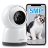 Pet Camera, Security Camera, Indoor Surveillance Camera, 360° PTZ Function,