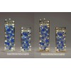 200 Floating Stars Glitter Blue-4 Gallons for Your Vases-Including Transparent
