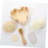 IWOWHERO 1set Body Scrubber Kit Bathing Supplies Pumice Stone and