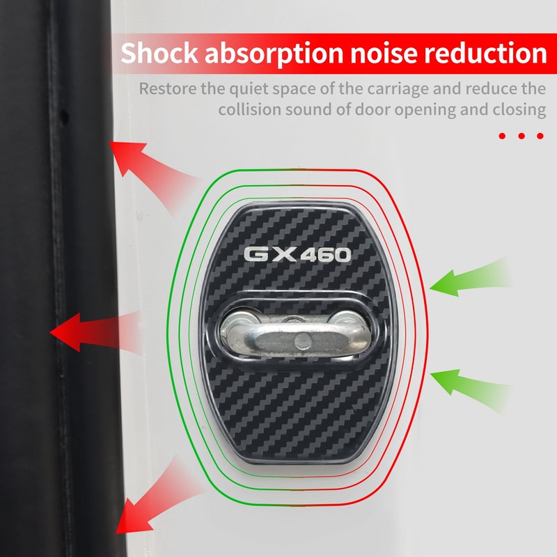Car Door Protective Cover for 2010-2023 GX460 Stainless Steel Door