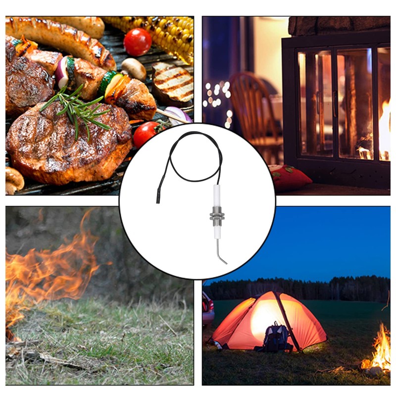 Ceramic Electrode Spark Plug, 5PCS M10 Ignition Electrode Replacement Wire