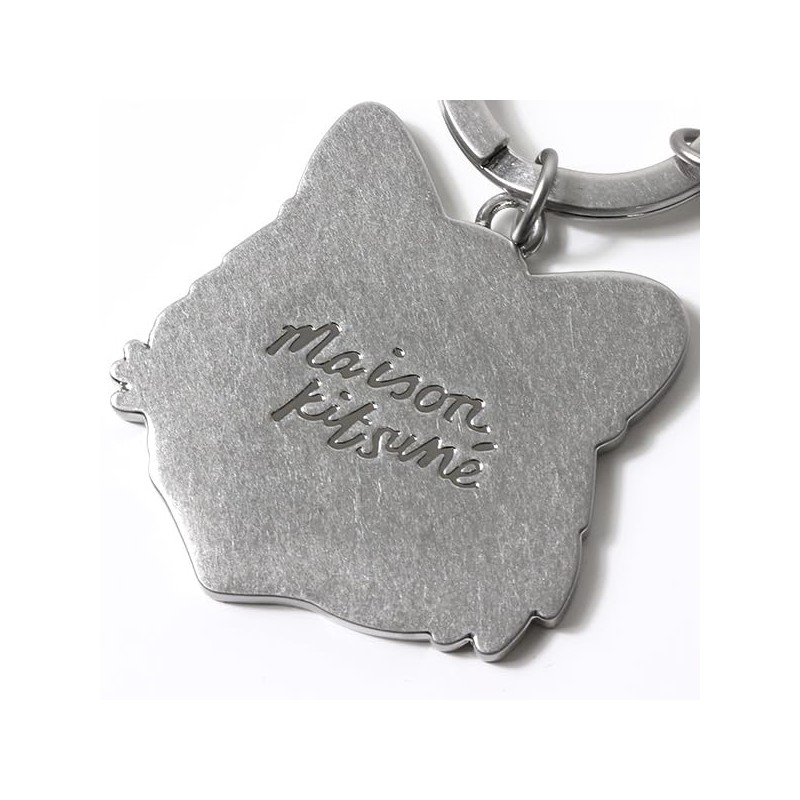 Maison Kitsune MM06904AM1002 P261 Bold Fox Head Keyring Keyring Keychain