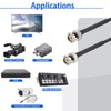 Superbat BNC Cable 20FT 50 ohm RG8X BNC Male Antenna