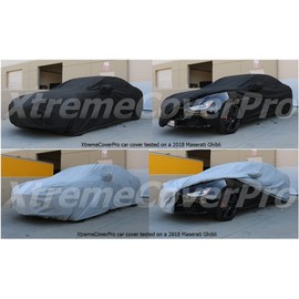 Car Cover fits 2015 2016 2017 2018 2019 2020 2021 2022 2023 2024 2025 Maserati Ghibli XTREMECOVERPRO Platinum Series Grey